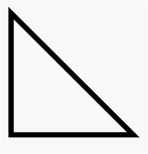 Triangular Clipart Angle - Right Angled Triangle Shape , Free ...