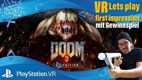 Doom 3 VR / Playstation VR ._. first impression / VR lets play / live ...