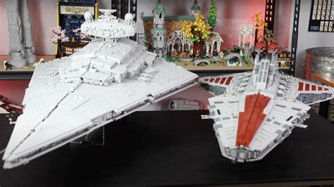 Sammenlign LEGO Star Wars UCS Venator til UCS Imperial Star Destroyer – og andre