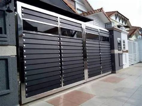 Hinged Modern Stainless Steel Gate at Rs 550/kg in Guwahati | ID ...