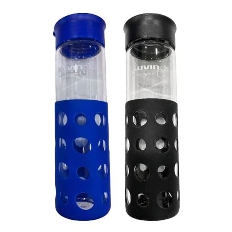 Glass Water Bottle with Silicone Sleeve | Kuvings Wholesale