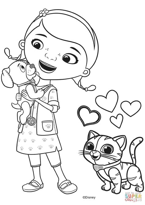 Doc Mcstuffins Halloween Coloring Pages at GetColorings.com | Free printable colorings pages to ...