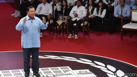 Visi dan Misi Prabowo di Debat Pilpres 2024