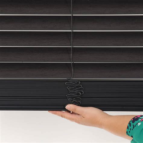 2 Inch Essential Cordless Faux Wood Blinds | SelectBlinds.com