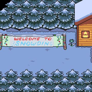 Snowdin | Undertale Wiki | Fandom | Undertale background, Undertale ...