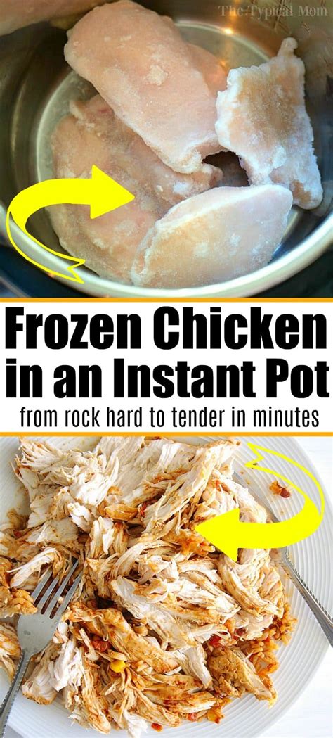 Instant Pot Frozen Chicken - Ninja Foodi Frozen Chicken Breast