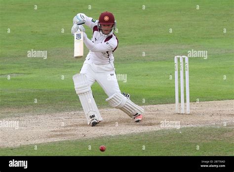 Ben Duckett in batting action for Northamptonshire CCC Stock Photo - Alamy