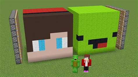 Maizen: Giant JJ and Mikey's Head in minecraft - Mazien jay jay Mizen ...