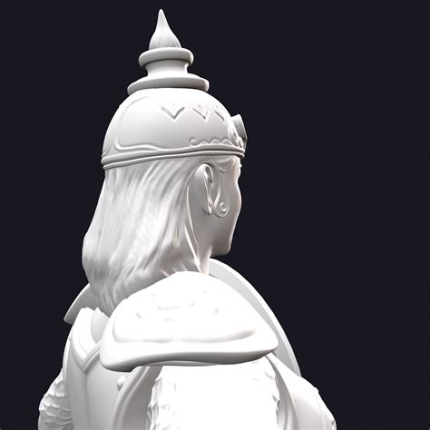 Rani Durgavati Statue 3D Print Sculpture 3D model 3D printable | CGTrader