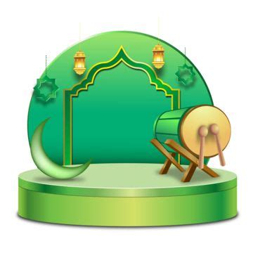 Ramadan Stage Theme Vector, Stage Vector, Ramadan Theme, Stage Illustration PNG and Vector with ...