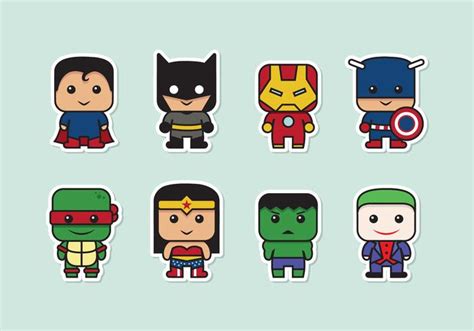 Avengers Cute Cartoon Characters