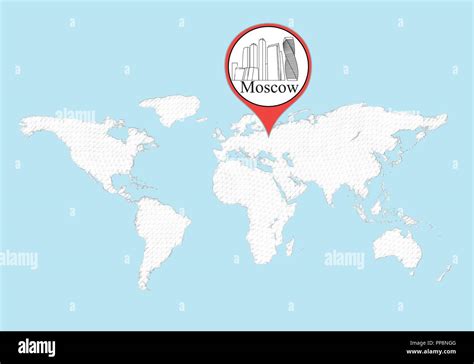 Moscow World Map