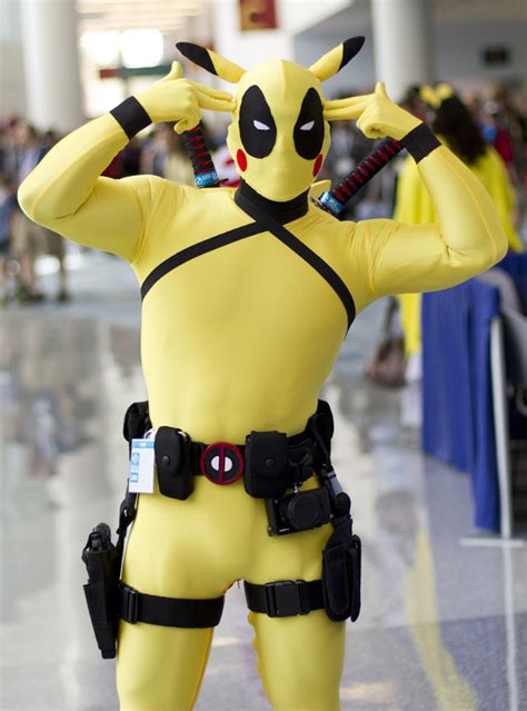 Deadpool Pikachu Cosplay Costume For Halloween 15070243 | cosercosplay.com