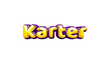 Free names helium balloon air shiny yellow baby new born font style 3d Karter 16465414 PNG with ...