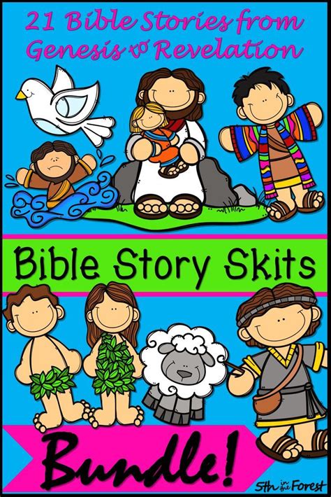 Bible Story Skit BUNDLE 21 Bible stories for young learners | Bible stories, Bible stories for ...