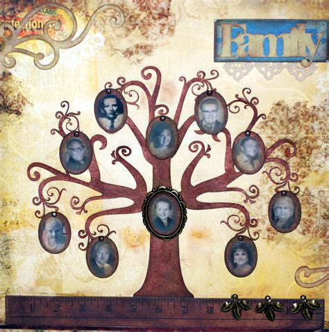 family tree page 1 - Scrapbook.com | Family tree, Family trees diy, Tree