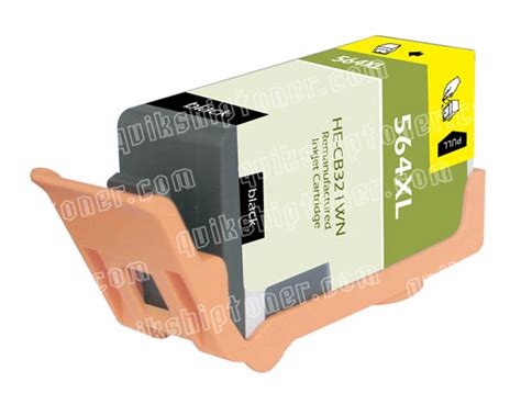 HP PhotoSmart 7520 Black Ink Cartridge - 800 Pages - QuikShip Toner