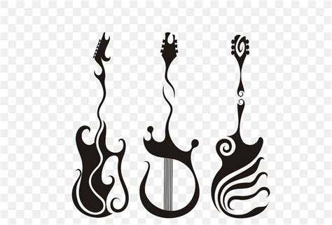 Tattoo Electric Guitar Design Sketch, PNG, 580x557px, Watercolor ...