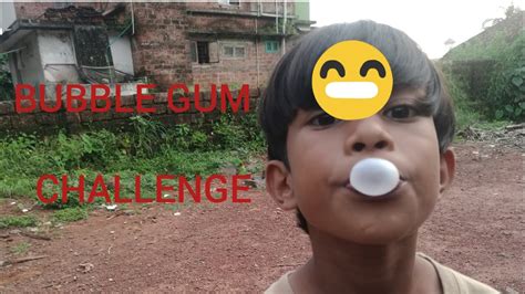 BUBBLE GUM CHALLENGE - YouTube