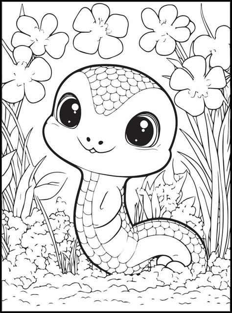 Cute Animals Coloring Pages for kids 17382413 Vector Art at Vecteezy