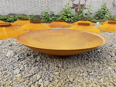 Excellent Round Corten Steel Fire Pit--AHL Corten Steel