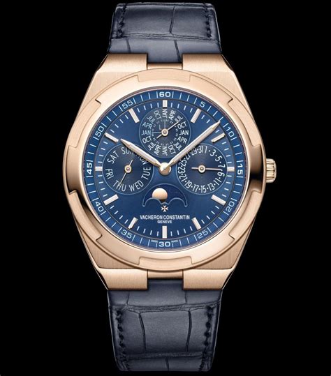 Blue Dial Perpetual Calendar Overseas - Aura Michelle