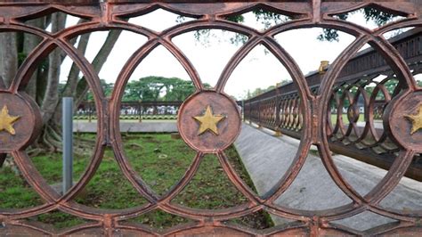 Premium Photo | A fence with a star on it