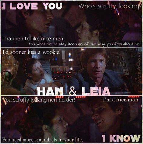 Han Leia Quotes. QuotesGram | Han and leia, Star wars love, Star wars nerd