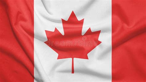 Canada Flag with Fabric Texture Stock Illustration - Illustration of ripple, wallpaper: 181652666