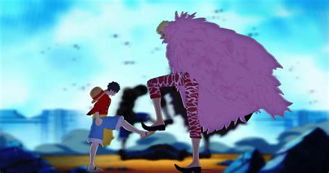 Luffy VS Doflamingo Clash Part 1 by Theahj90 on DeviantArt