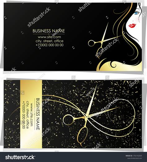 9,877 Hairdressing Business Cards Images, Stock Photos & Vectors ...