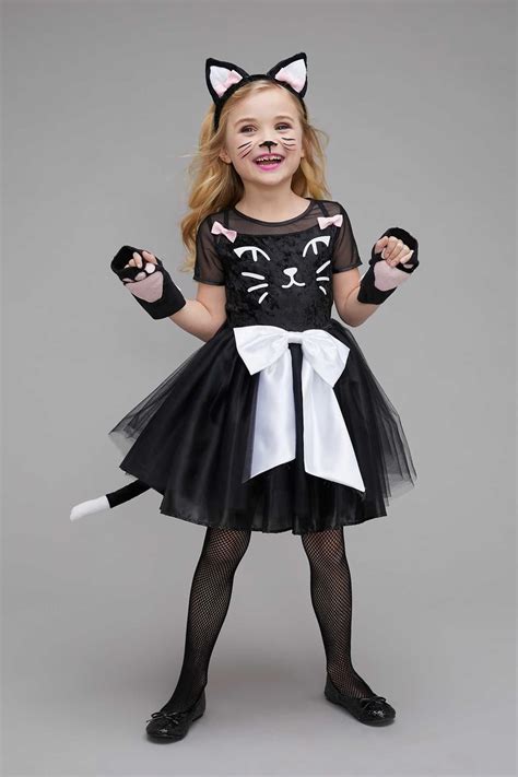 Black Cat Costume for Girls | Хэллоуин костюмы для детей, Хэллоуин костюмы для девочек, Кошачьи ...