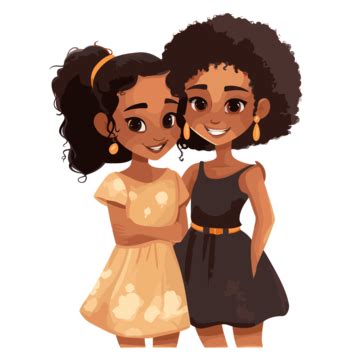 Two Sisters Clipart Images | Free Download | PNG Transparent Background ...