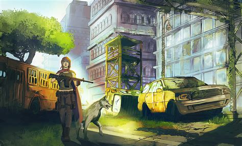 ArtStation - Post-apocalyptic City