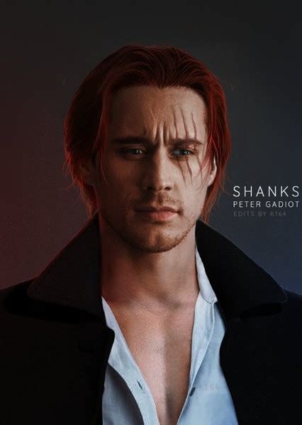 Fan Casting Peter Gadiot as Shanks in One Piece Live Action Series on myCast