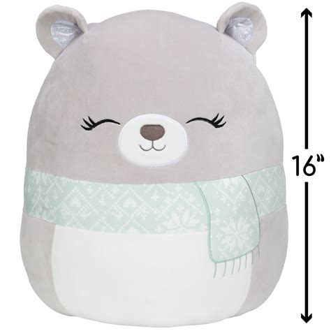 Squishmallows Official Kellytoy Plush 16" Polar Bear - Ultrasoft Stuffed Animal Plush Toy ...