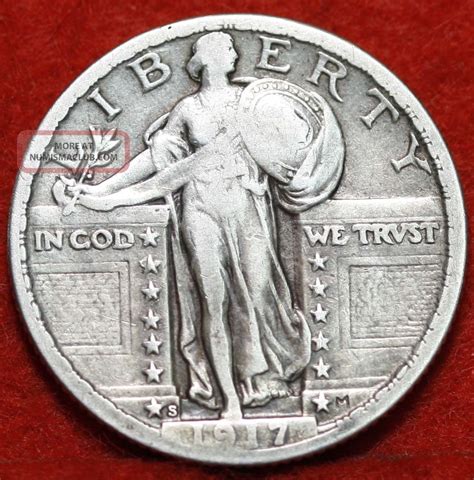 1917 - S Standing Liberty Quarter