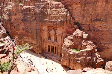 Al-Khazneh `the Treasury` in Petra, Jordan Stock Photo - Image of east ...