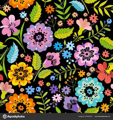 Bright Flowers Background