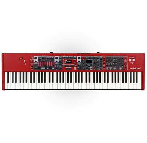 Nord Stage 3 Keyboard 88 Key Weighted Hammer Action Flagship Keyboard ...