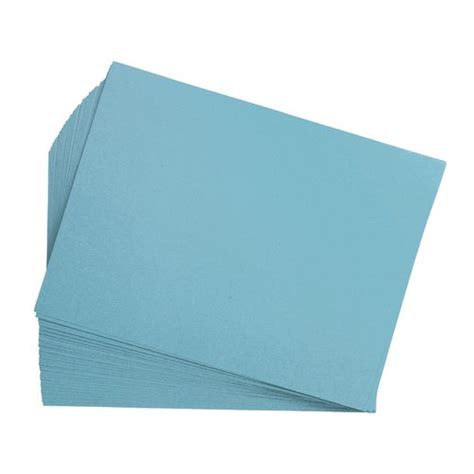 Sky Blue 9" x 12" Heavyweight Construction Paper Pack - 50 Sheets Sky ...