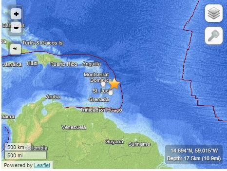 Quake measuring 6.7 hits Caribbean near Barbados—USGS | Inquirer News