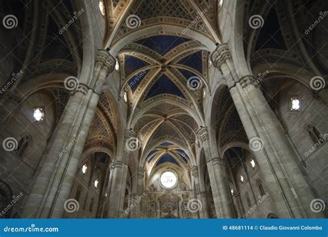 Certosa Di Pavia (Italy), Church Interior Stock Photo - Image of ...