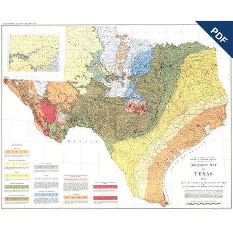 Texas Geological Map