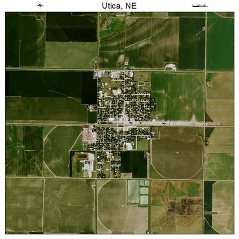 Aerial Photography Map of Utica, NE Nebraska