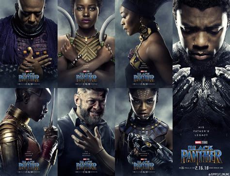 New 'Black Panther' Character Posters Introduce Wakandan Royals And ...