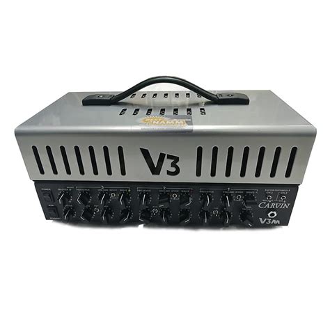 Carvin V3M 3-Channel 50-Watt Micro Tube Guitar Amp Head 2010s | Reverb