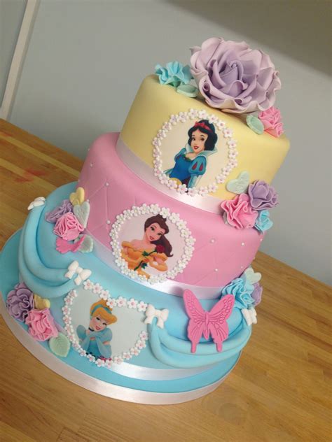 Disney Princess Birthday Cake Disney Princess Birthday Cakes - Aria Art