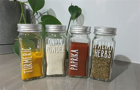 Spice Jars With Labels - Etsy