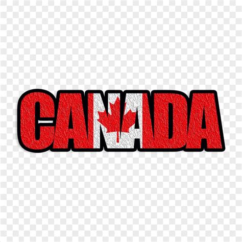 HD Canada Word Art PNG | Citypng